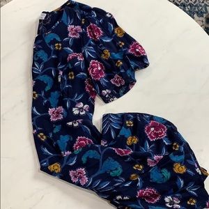 Navy floral old navy dress